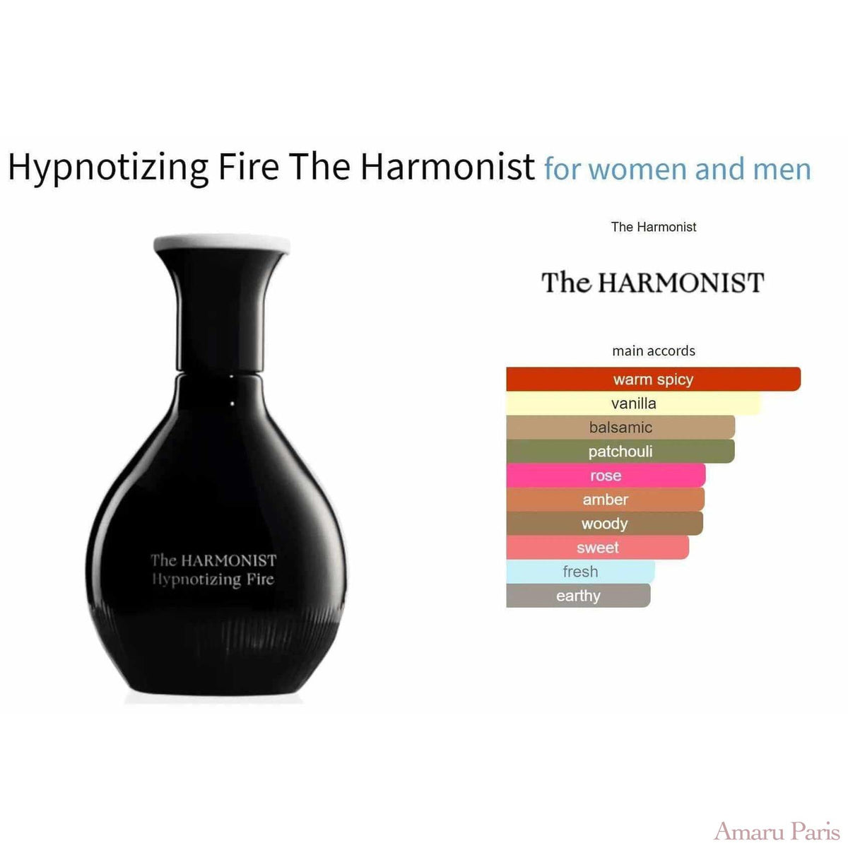 Hypnotizing Fire The Harmonist for women and men Decant Fragrance Samples - ParfumAmaruParis