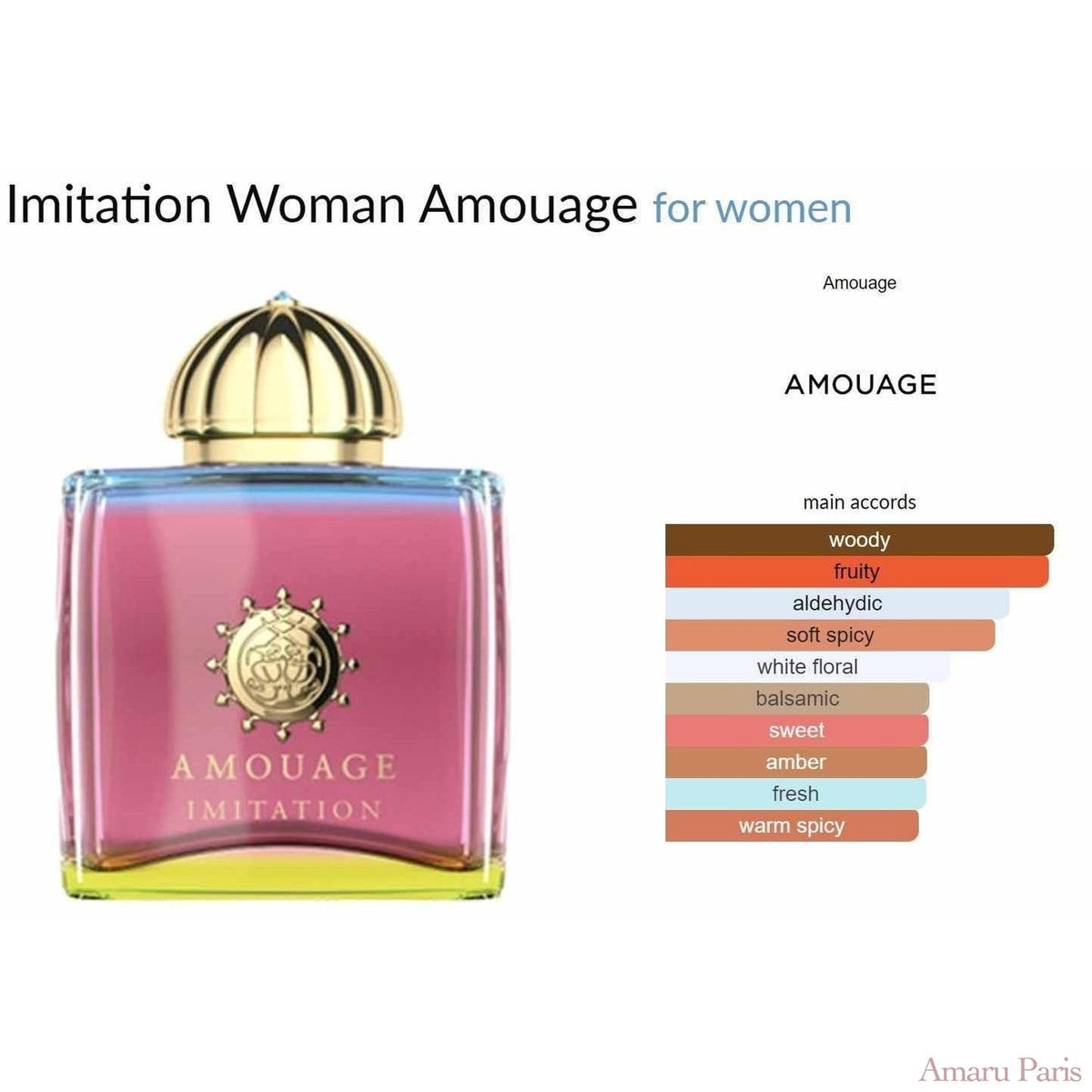 Imitation Woman Amouage for women - ParfumAmaruParis