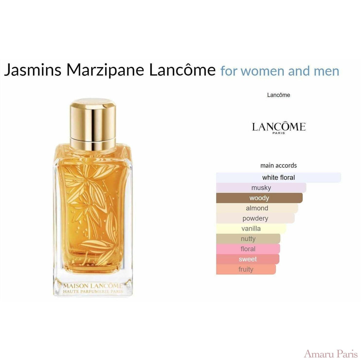 Jasmins Marzipane Lancôme for women and men - ParfumAmaruParis