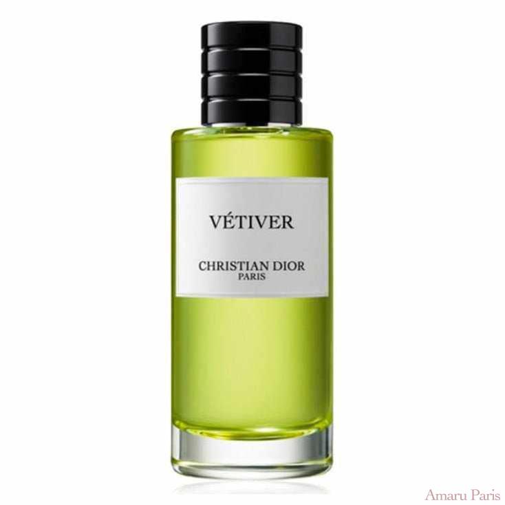 Vétiver de Dior – flacon original et fiole décant Amaru Paris