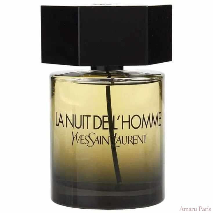 La Nuit de l'Homme d'Yves Saint Laurent – flacon original et fiole décant Amaru Paris