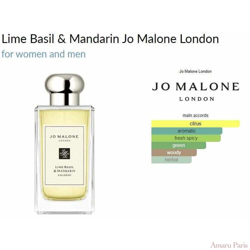 Lime Basil & Mandarin Jo Malone London for women and men - ParfumAmaruParis