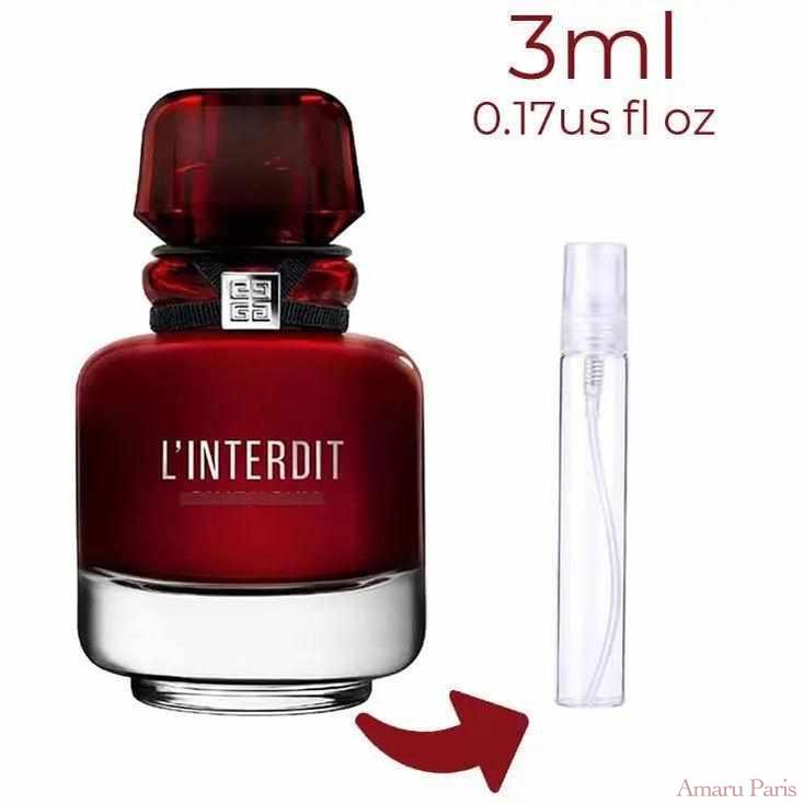 L'Interdit Eau de Parfum Rouge Givenchy for women Decant Fragrance Samples - ParfumAmaruParis