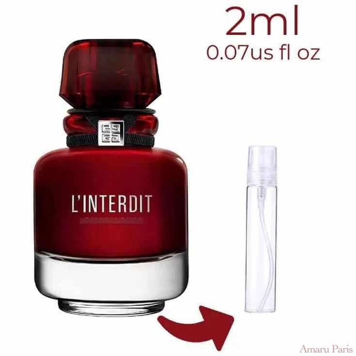 L'Interdit Eau de Parfum Rouge Givenchy for women Decant Fragrance Samples - ParfumAmaruParis