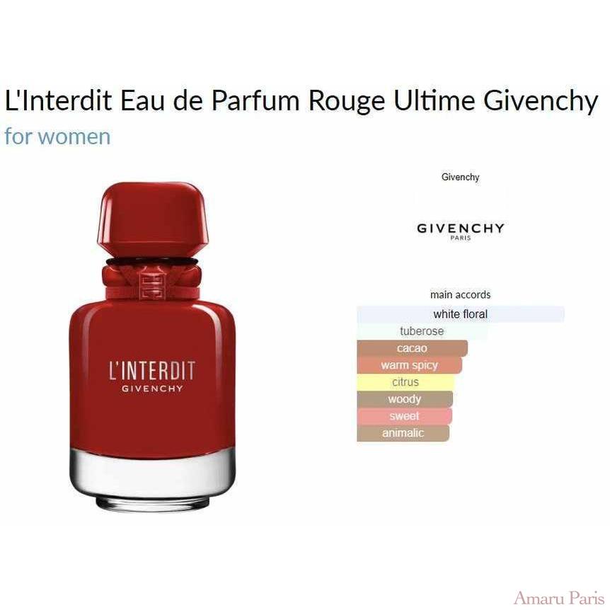 L'Interdit Eau de Parfum Rouge Ultime Givenchy for women - ParfumAmaruParis