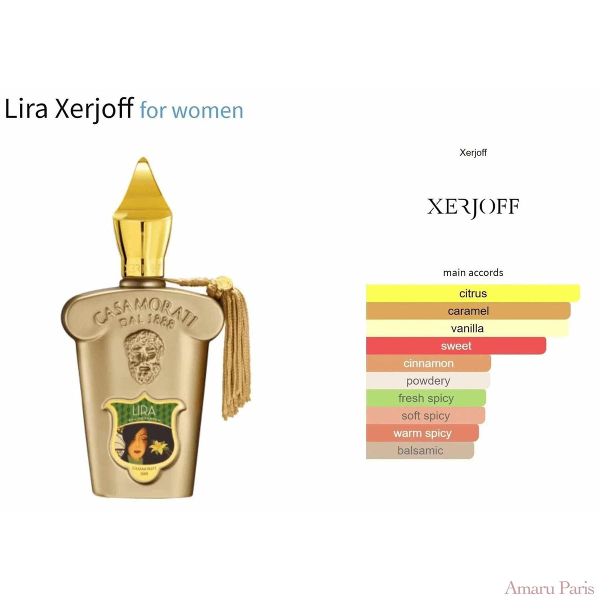 Lira Xerjoff for women Decant Fragrance Samples - ParfumAmaruParis