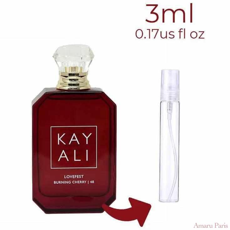 Lovefest Burning Cherry | 48 Eau de Parfum Kayali Fragrances for women and men Decant Fragrance Samples - ParfumAmaruParis