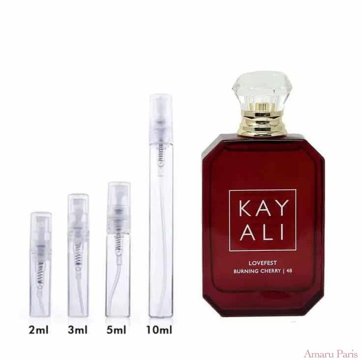 Lovefest Burning Cherry | 48 Eau de Parfum Kayali Fragrances for women and men Decant Fragrance Samples - ParfumAmaruParis