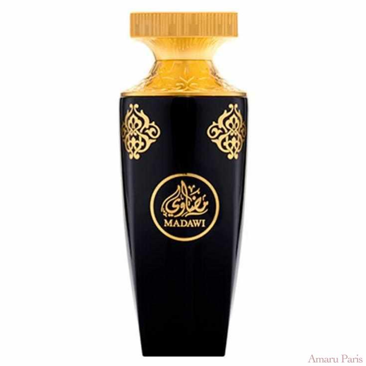 Madawi d'Arabian Oud – flacon original et fiole décant Amaru Paris