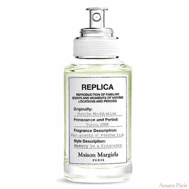 Matcha Meditation de Maison Margiela – flacon original et fiole décant Amaru Paris