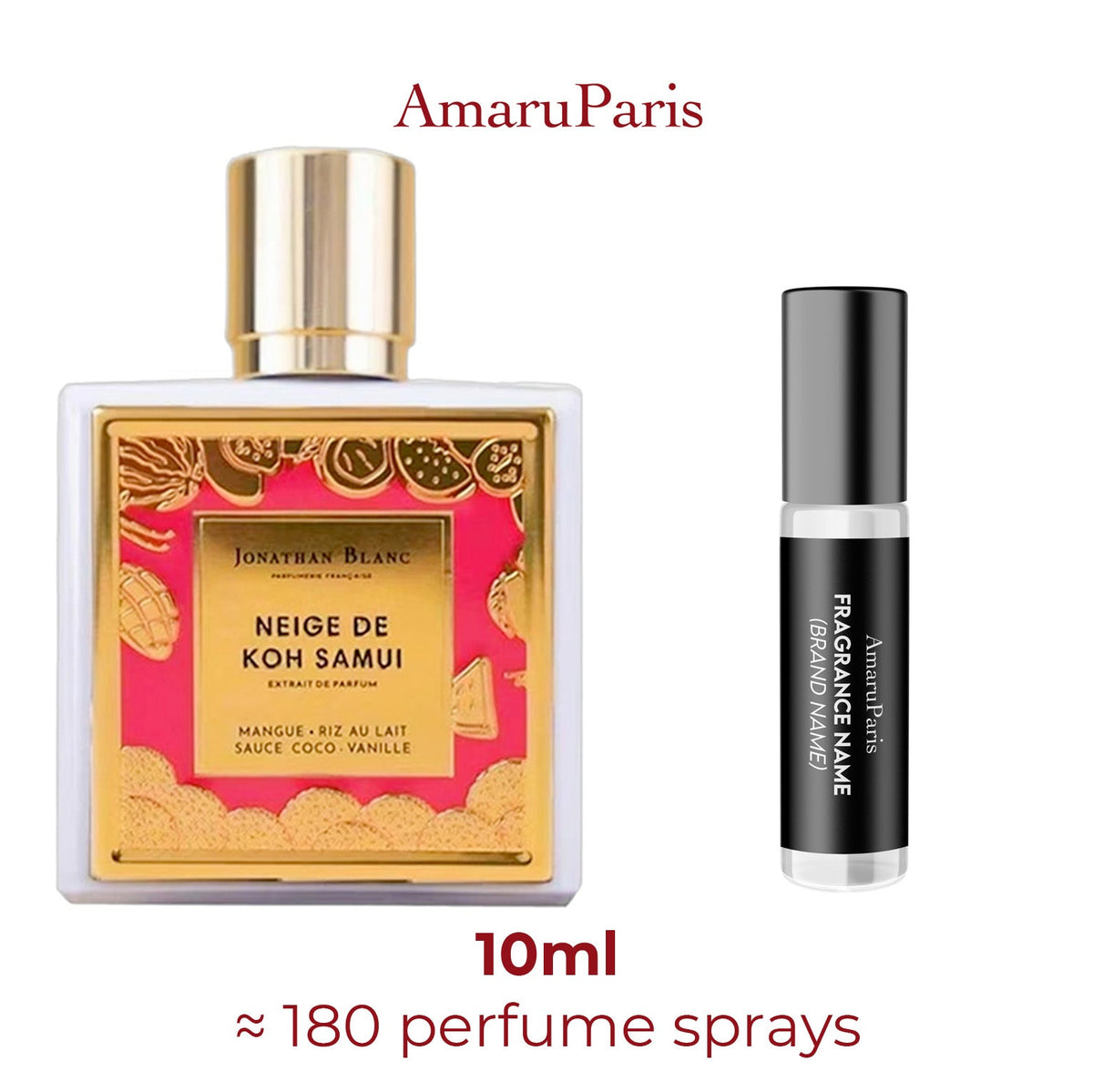 Neige de Koh Samui Jonathan Blanc unisexe - ParfumAmaruParis