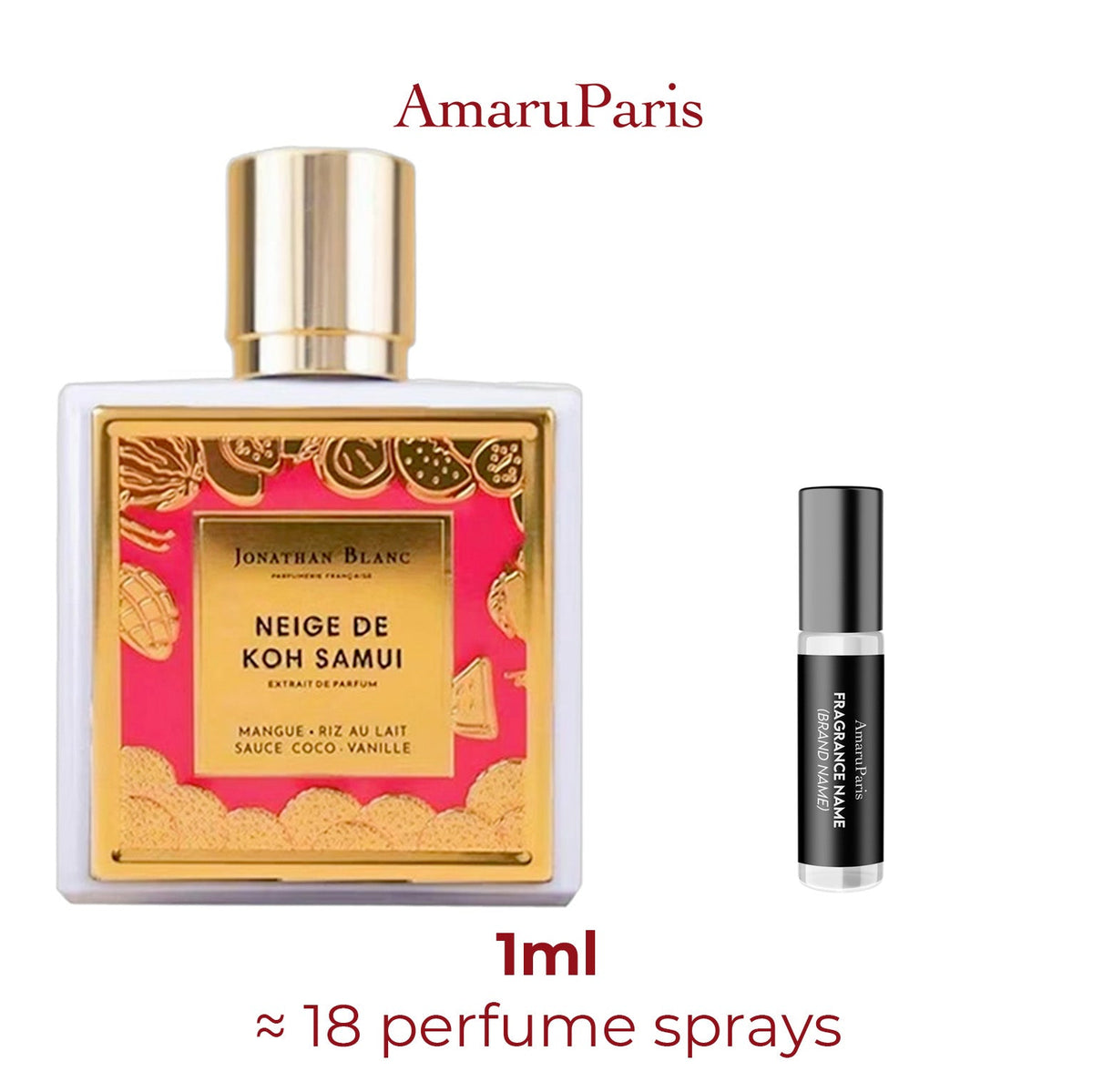 Neige de Koh Samui Jonathan Blanc unisexe - ParfumAmaruParis