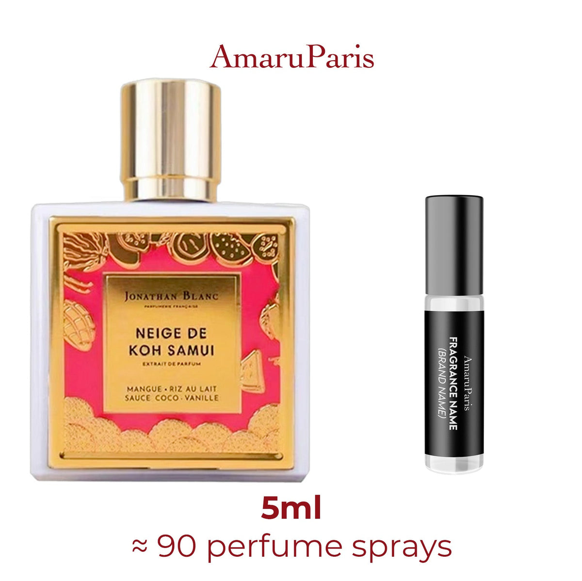 Neige de Koh Samui Jonathan Blanc unisexe - ParfumAmaruParis