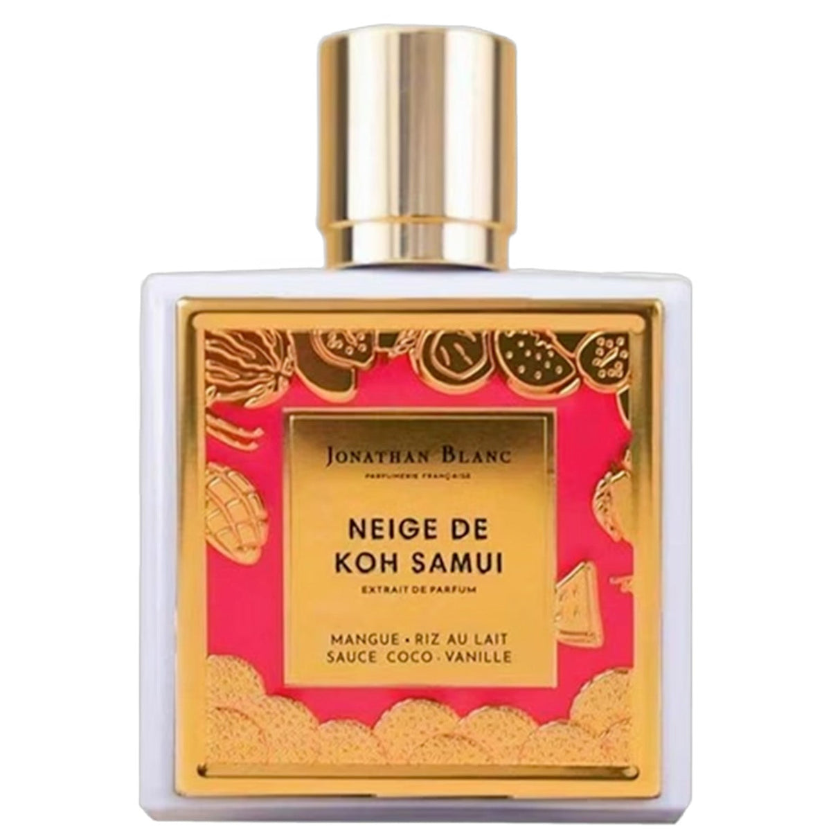 Neige de Koh Samui de Jonathan Blanc – flacon original et fiole décant Amaru Paris