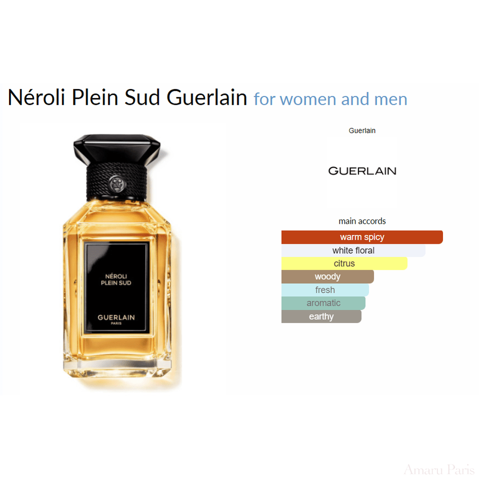 Néroli Plein Sud Guerlain for women and men - ParfumAmaruParis