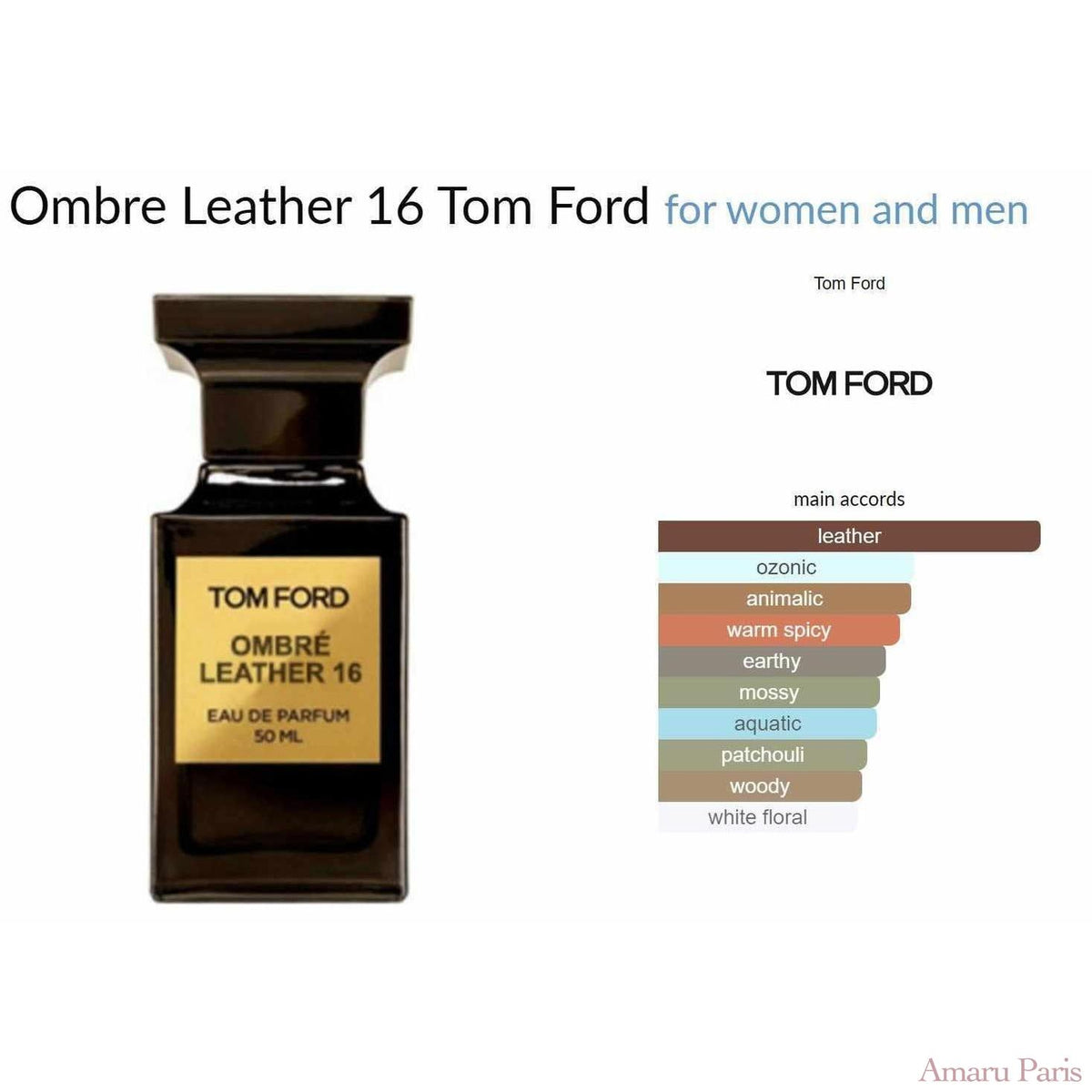 Ombre Leather 16 Tom Ford for women and men - ParfumAmaruParis