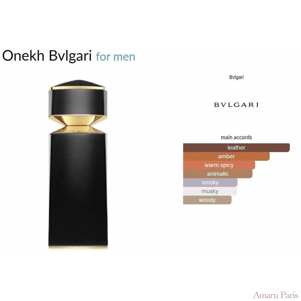 Onekh Bvlgari for men - ParfumAmaruParis