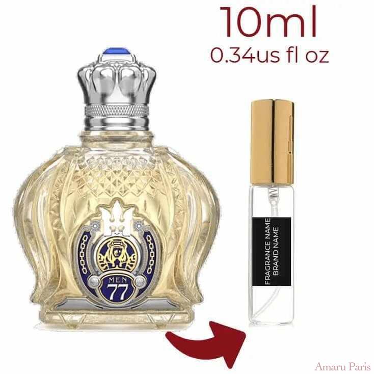 Opulent Shaik Classic No 77 Shaik for men Decant Fragrance Samples - ParfumAmaruParis