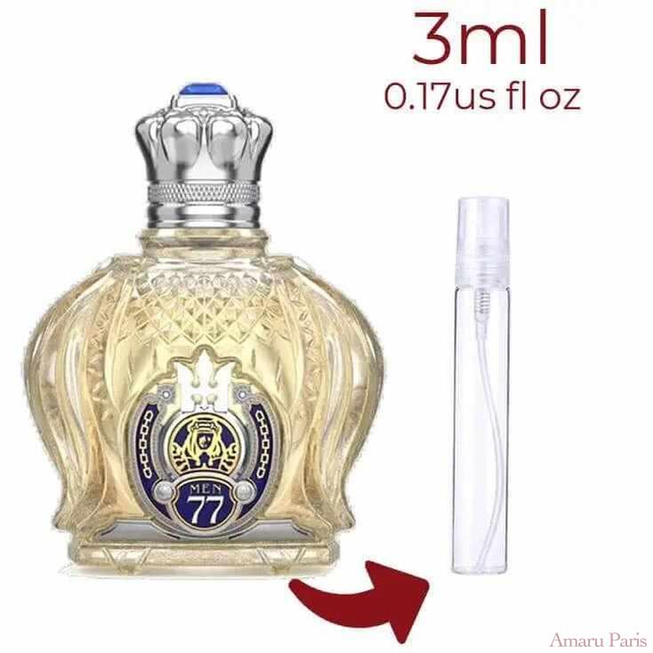 Opulent Shaik Classic No 77 Shaik for men Decant Fragrance Samples - ParfumAmaruParis