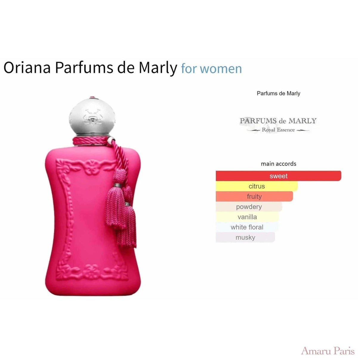 Oriana Parfums de Marly for women Decant Fragrance Samples - ParfumAmaruParis