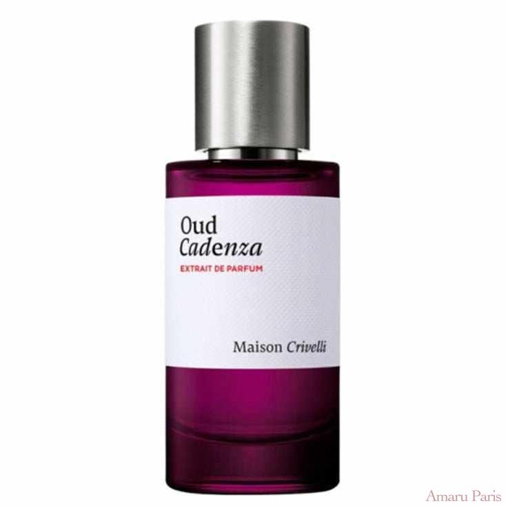 Oud Cadenza de Maison Crivelli – flacon original et fiole décant Amaru Paris