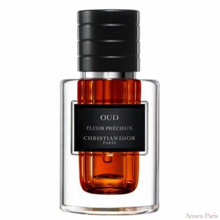 Oud Elixir Precieux de Dior – flacon original et fiole décant Amaru Paris