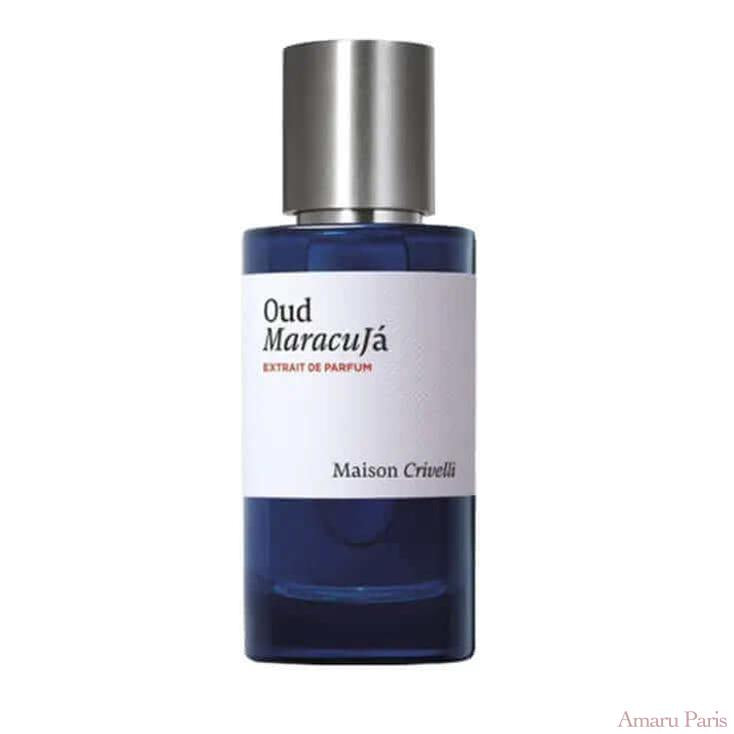 Oud Maracujá de Maison Crivelli – flacon original et fiole décant Amaru Paris