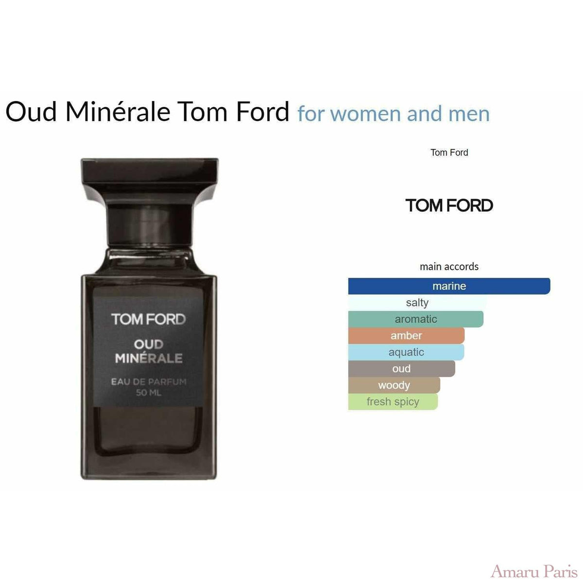 Oud Minérale Tom Ford for women and men - ParfumAmaruParis
