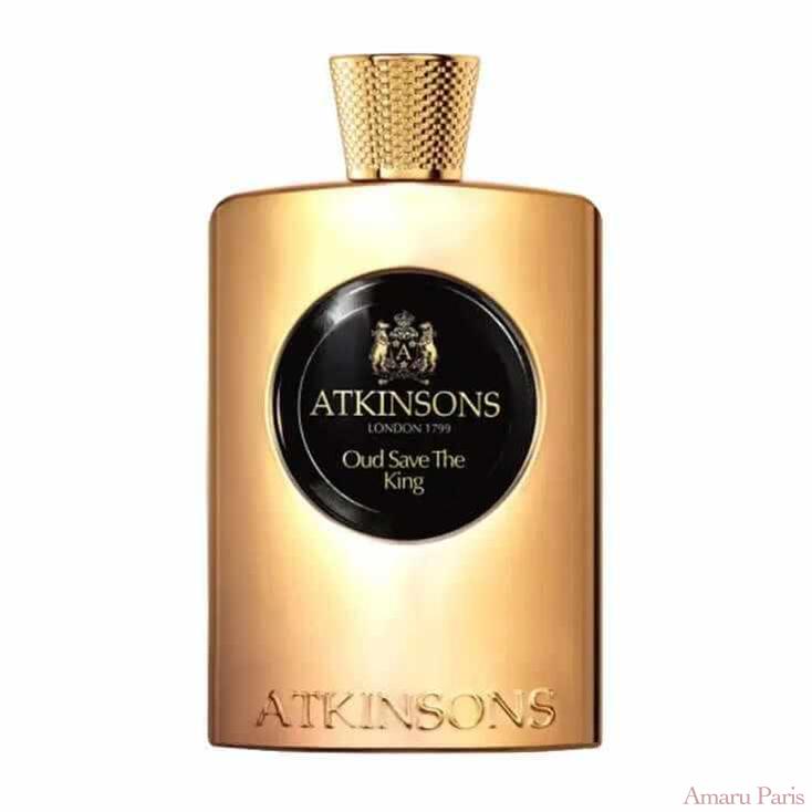 Oud Save The King d'Atkinsons – flacon original et fiole décant Amaru Paris