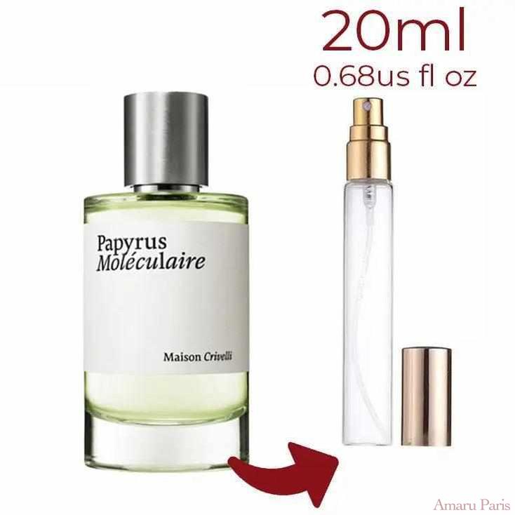Papyrus Moleculaire Maison Crivelli for women and men Decant Fragrance Samples - ParfumAmaruParis