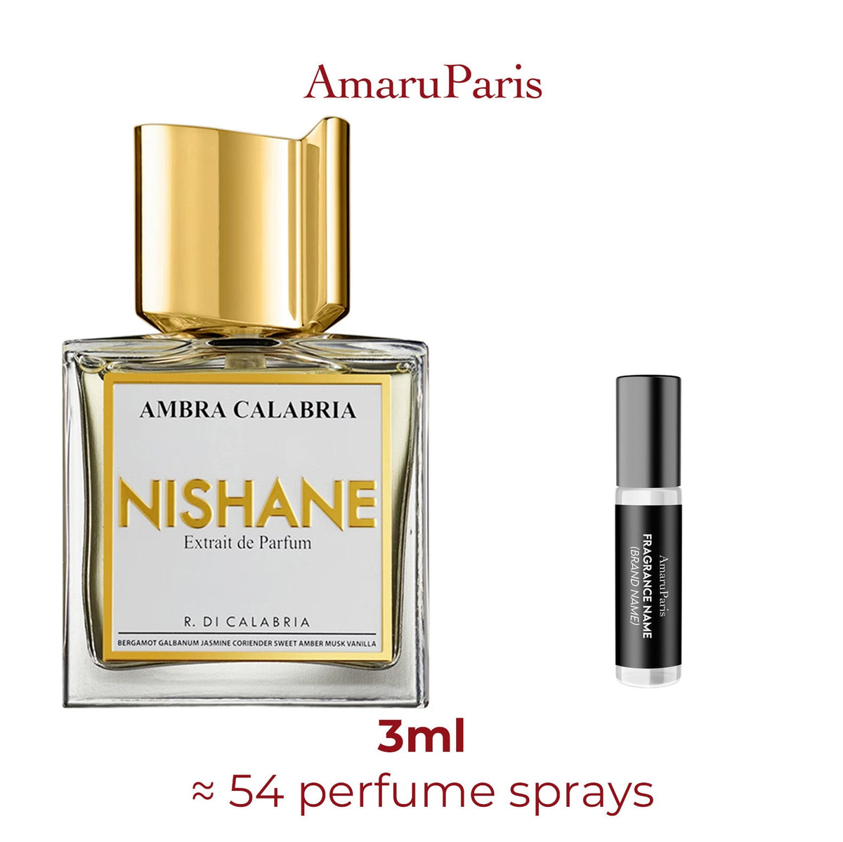 Parfum Ambra Calabria Nishane unisexe - ParfumAmaruParis