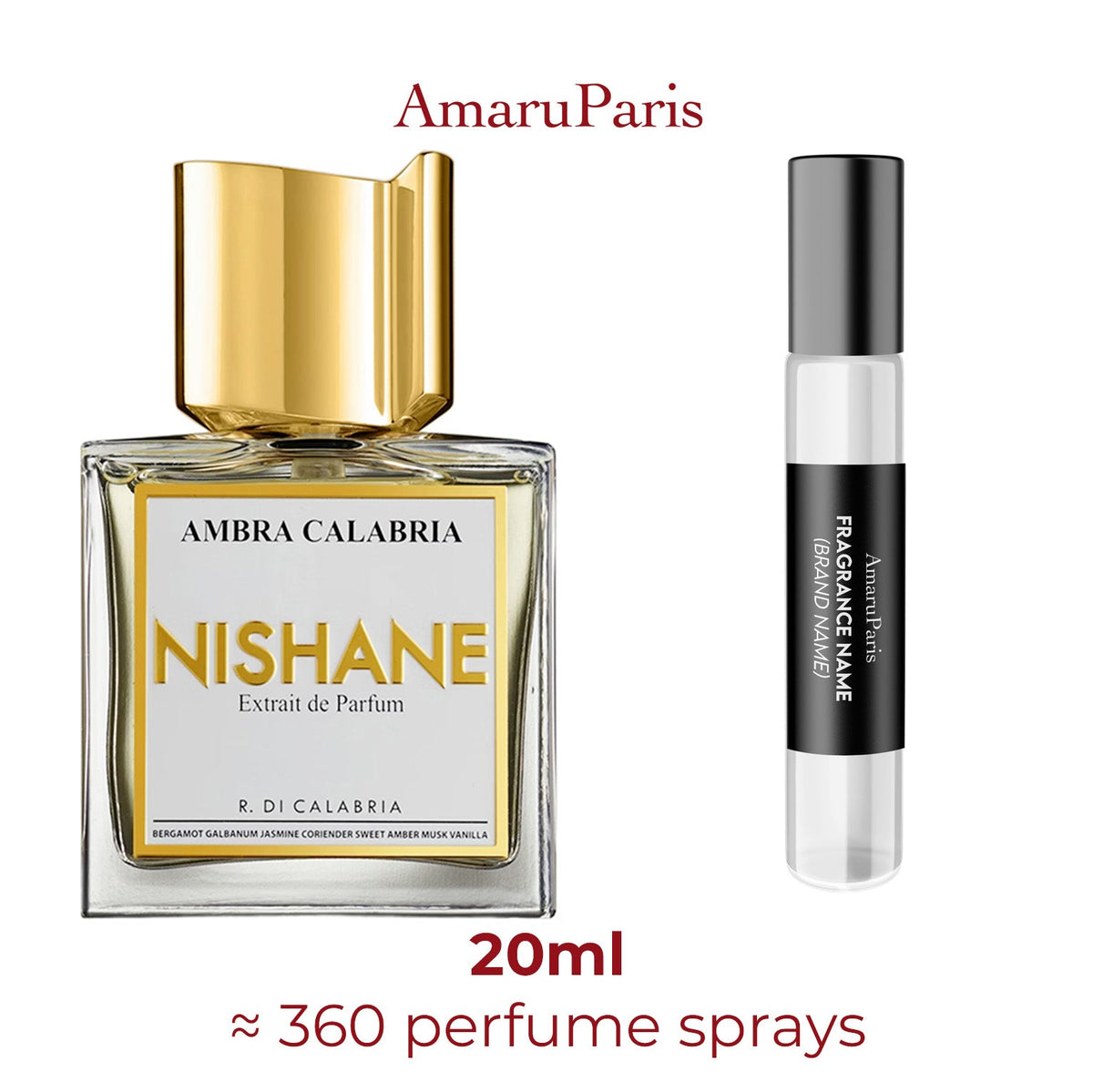 Parfum Ambra Calabria Nishane unisexe - ParfumAmaruParis