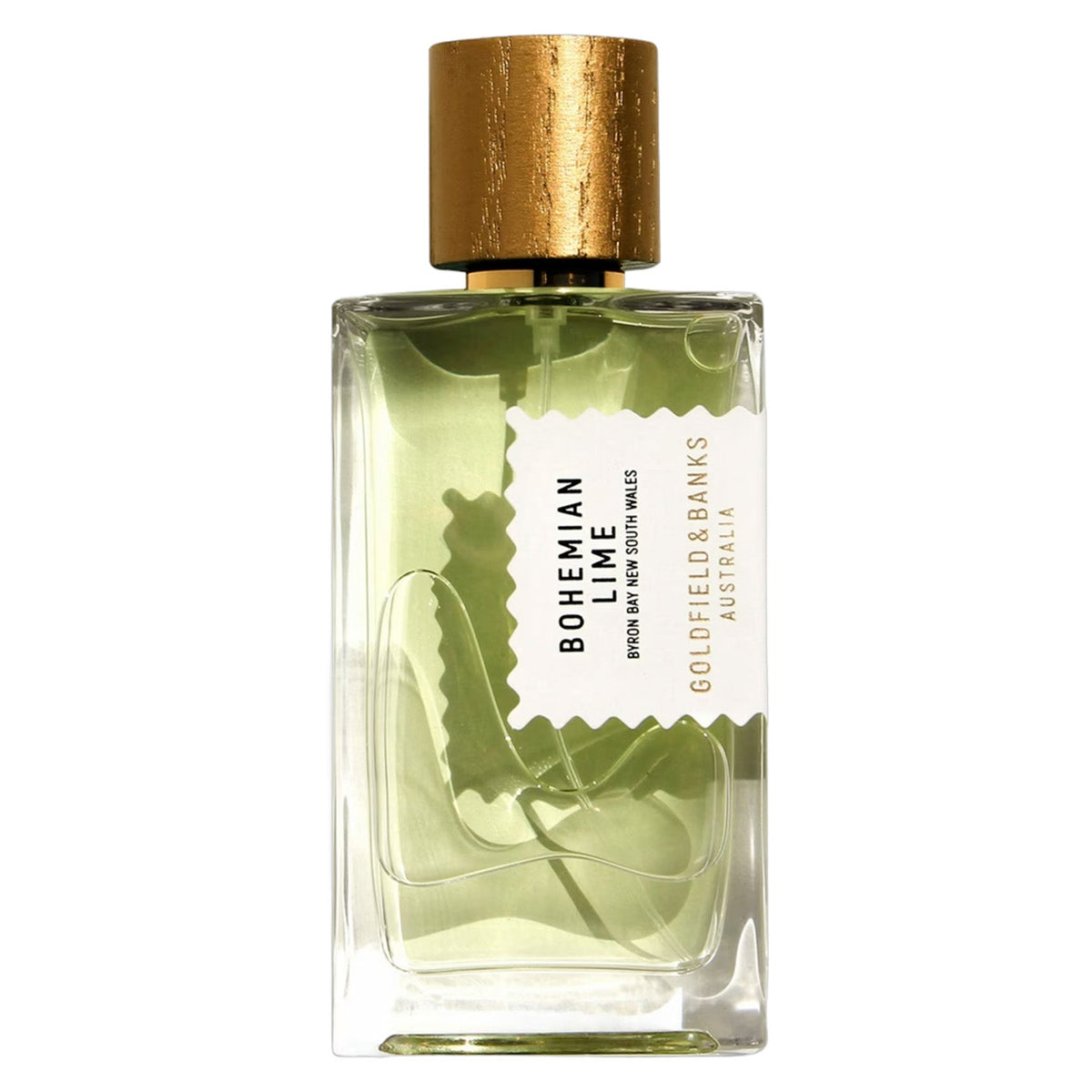 Bohemian Lime de Goldfield & Banks – flacon original et fiole décant Amaru Paris