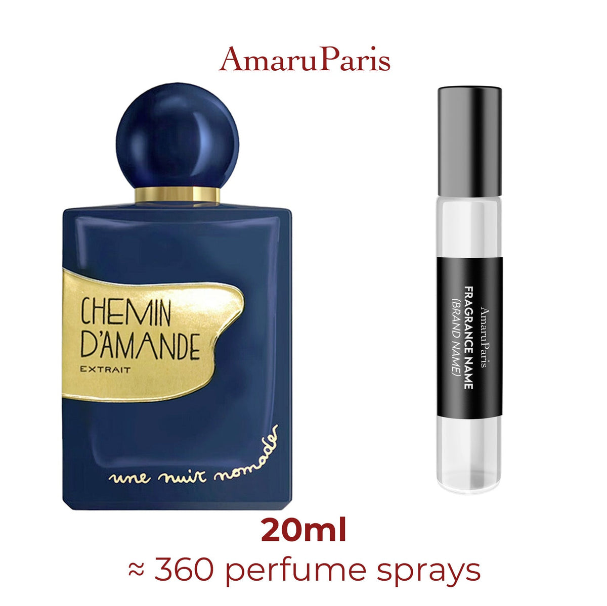Parfum Chemin d'Amande Extrait Une Nuit Nomade unisexe - ParfumAmaruParis