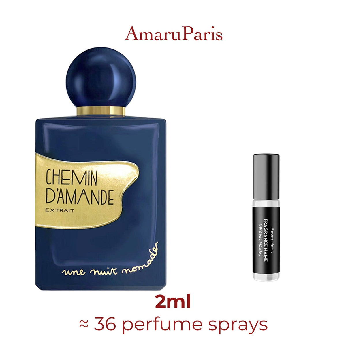 Parfum Chemin d'Amande Extrait Une Nuit Nomade unisexe - ParfumAmaruParis