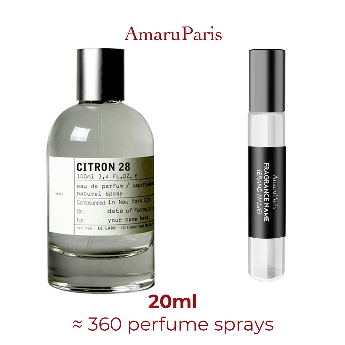 Parfum Citron 28 Seoul Le Labo unisexe - ParfumAmaruParis