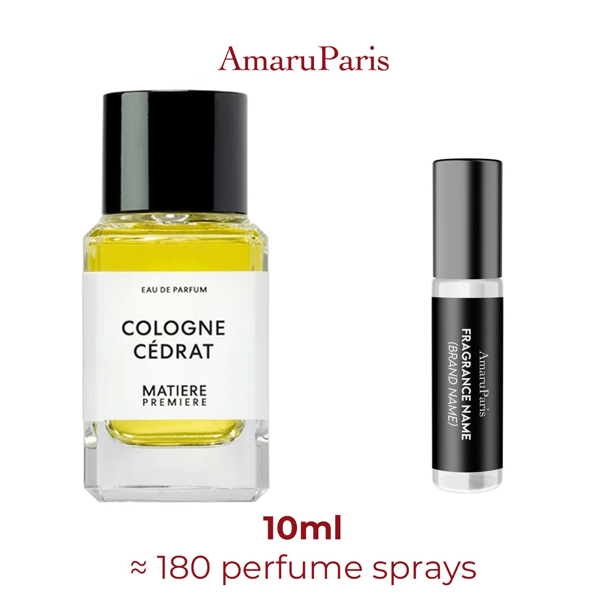Parfum Cologne Cédrat Matière Première unisexe - ParfumAmaruParis