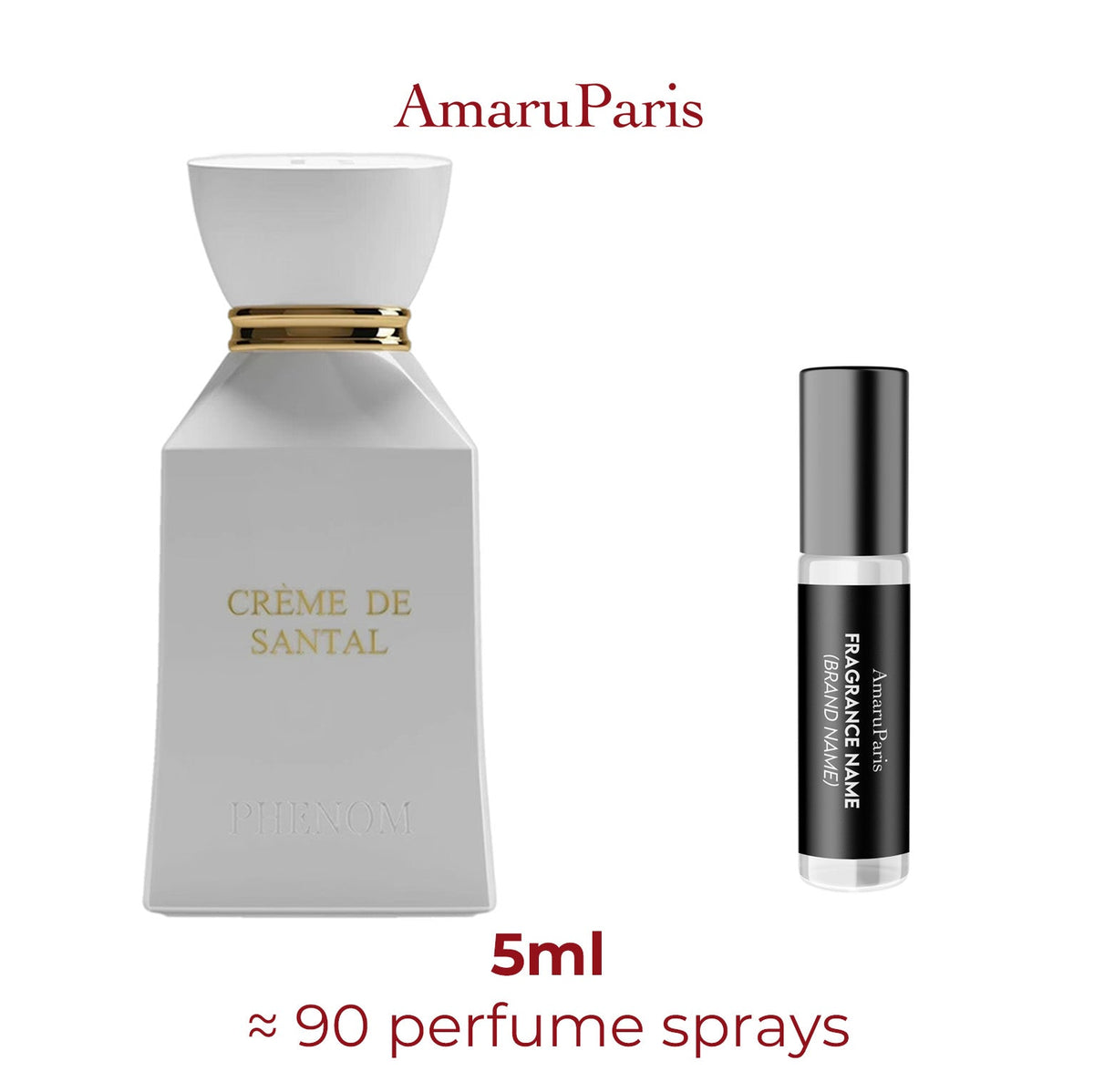 Parfum Crème de Santal Phenom unisexe - ParfumAmaruParis