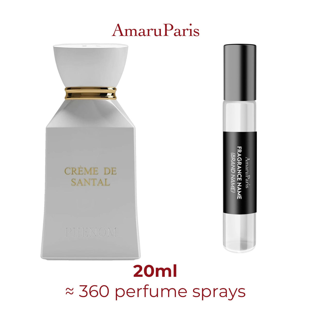 Parfum Crème de Santal Phenom unisexe - ParfumAmaruParis