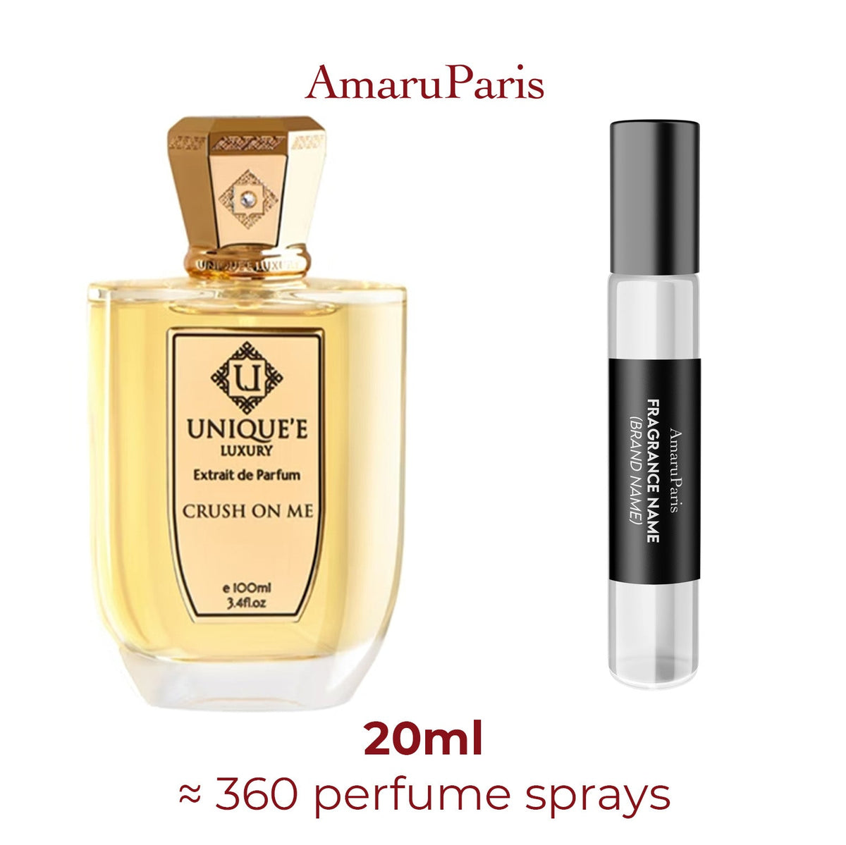 Parfum Crush On Me Unique'e Luxury unisexe - ParfumAmaruParis