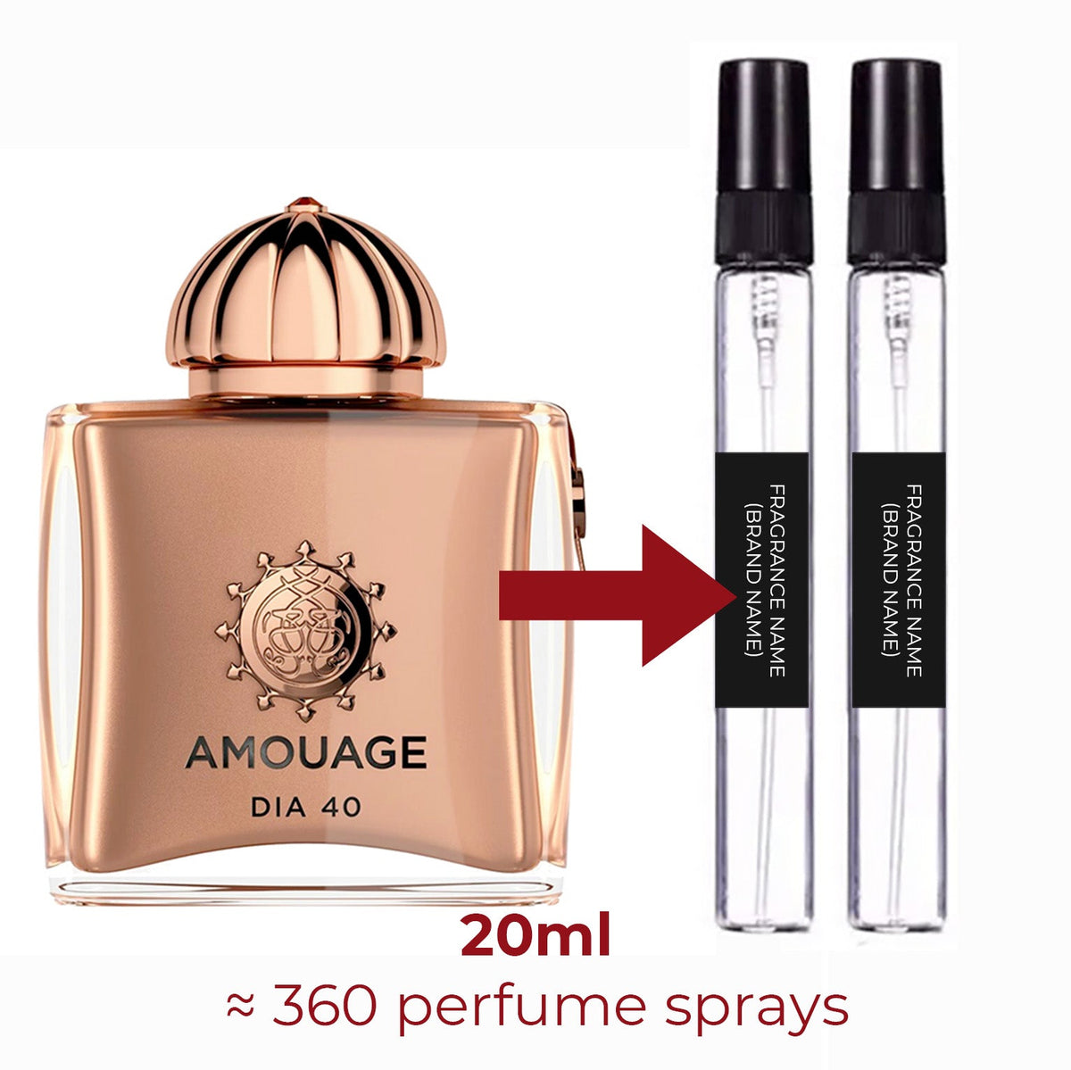 Parfum Dia 40 Woman Amouage pour femme - ParfumAmaruParis