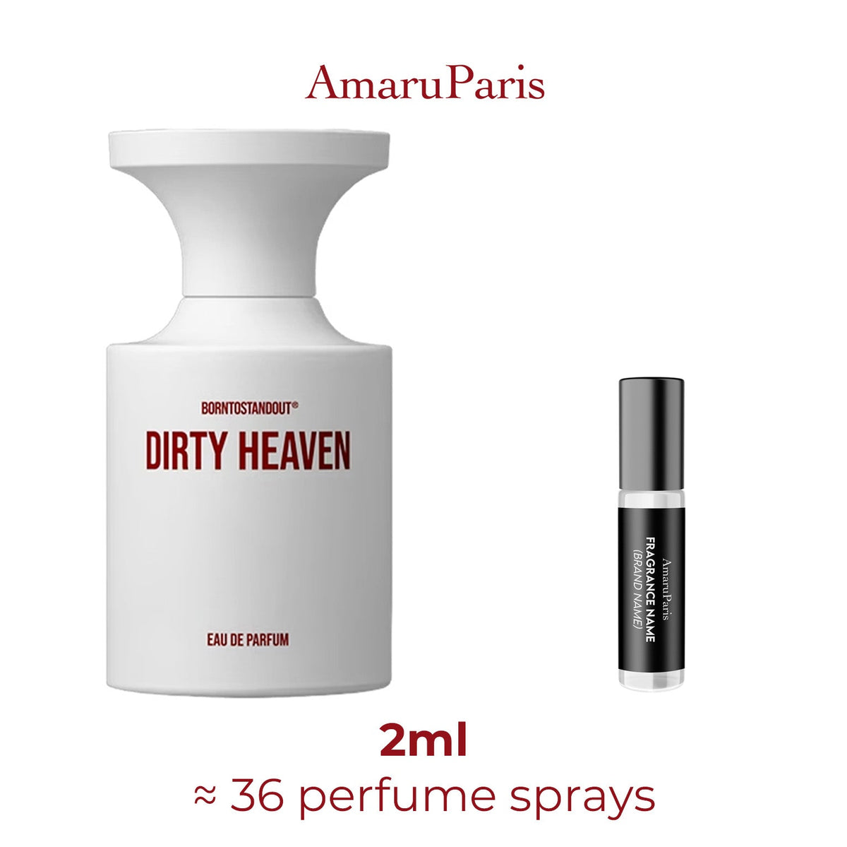 Parfum Dirty Heaven BORNTOSTANDOUT unisexe - ParfumAmaruParis