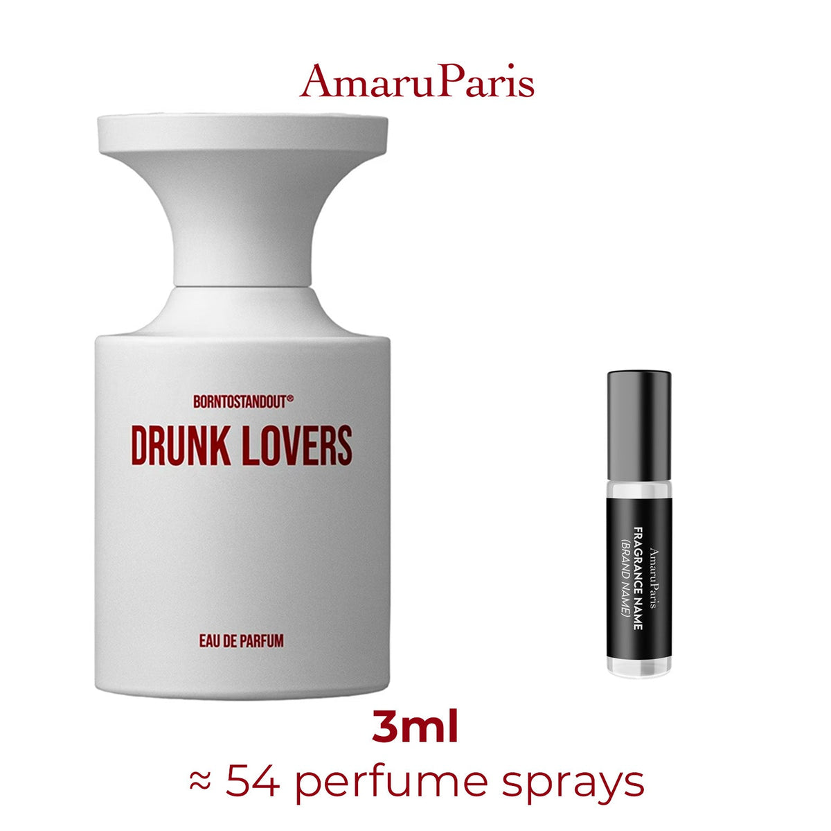 Parfum Drunk Lovers BORNTOSTANDOUT unisexe - ParfumAmaruParis