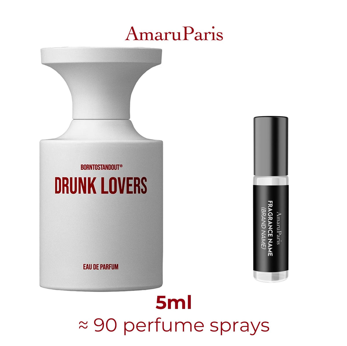 Parfum Drunk Lovers BORNTOSTANDOUT unisexe - ParfumAmaruParis