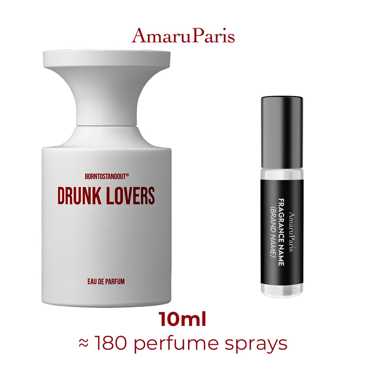 Parfum Drunk Lovers BORNTOSTANDOUT unisexe - ParfumAmaruParis