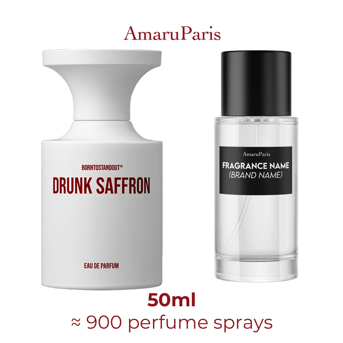 Drunk Saffron BORNTOSTANDOUT – échantillon 50 ml