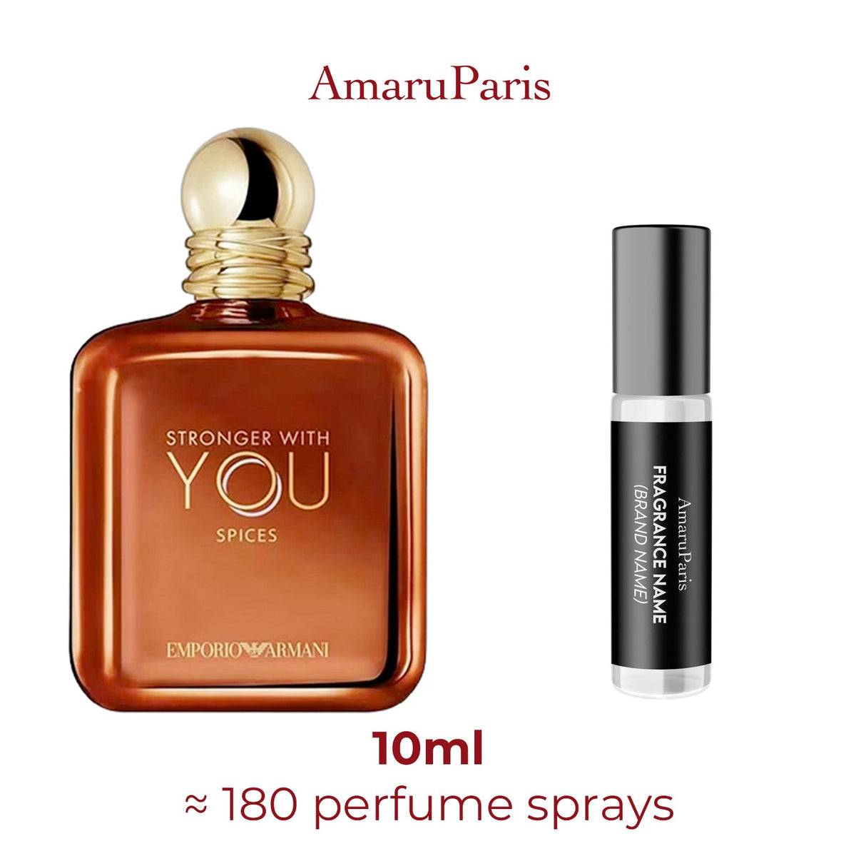 Parfum Emporio Armani Stronger With You Spices Giorgio Armani pour homme - ParfumAmaruParis