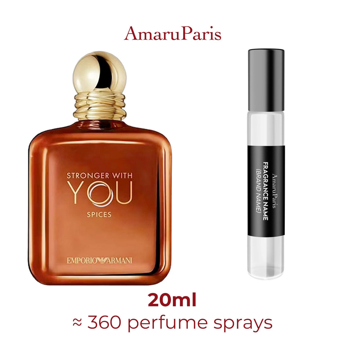 Parfum Emporio Armani Stronger With You Spices Giorgio Armani pour homme - ParfumAmaruParis