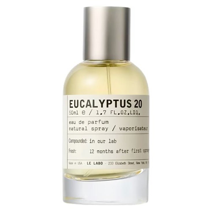 Eucalyptus 20 de Le Labo – flacon original et fiole décant Amaru Paris