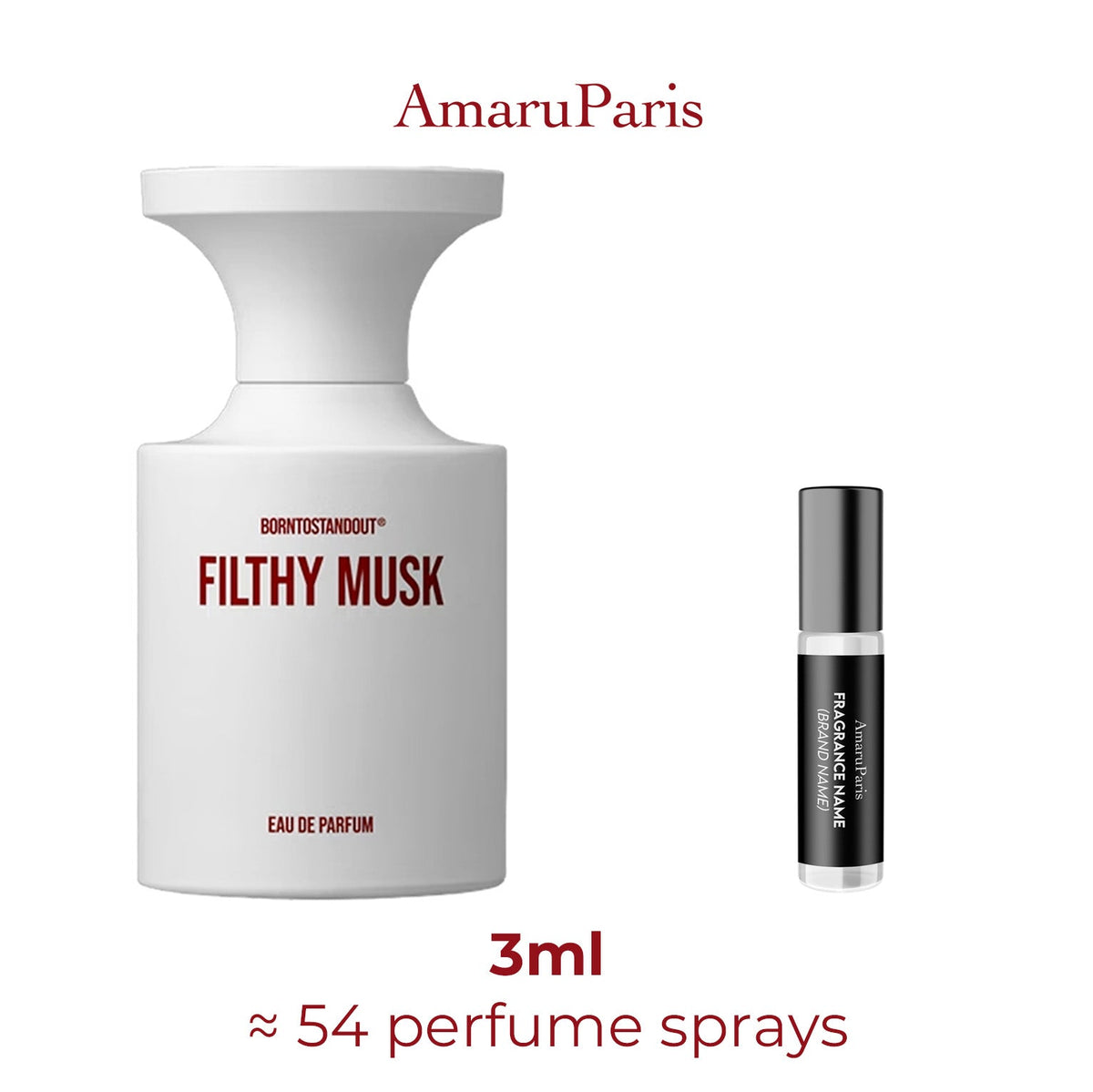 Parfum Filthy Musk BORNTOSTANDOUT unisexe - ParfumAmaruParis